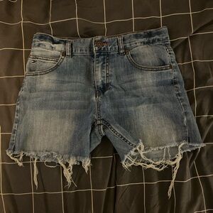 Tommy Hilfiger Distressed Denim Shorts